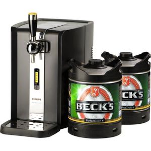 BIERE Pack Tireuse à bière PerfectDraft 2 fûts Beck's - 10 euros de consigne inclus - Idée cadeau