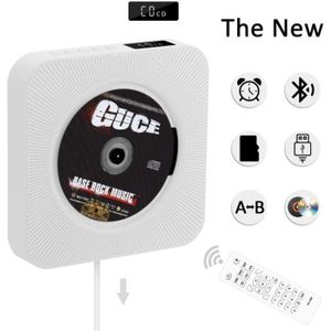 BALADEUR CD - CASSETTE Lecteur CD Portable, Bluetooth, Montage Mural, Hau