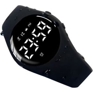 MONTRE Montre montre électrique montre enfant montre de sport enfant montre électronique collégien chronomètre plastique silencieux[E9740]
