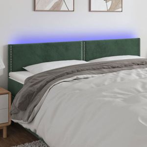 Tête De Lit Capitonnée Vert Foncé 180 Cm – Velours Doux, Hauteur Réglable, Design Mural, Pour Chambre Moderne