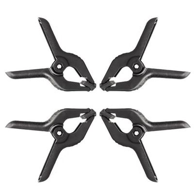 10 PièCes Pince A Ressort, Pince De Serrage, 4 Pouces Nylon Noir Pinces