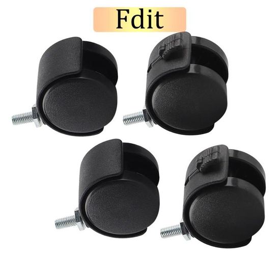 Cikonielf Roulette De Chariot 4pcs Roulettes Pivotantes De 1,5 Pouces