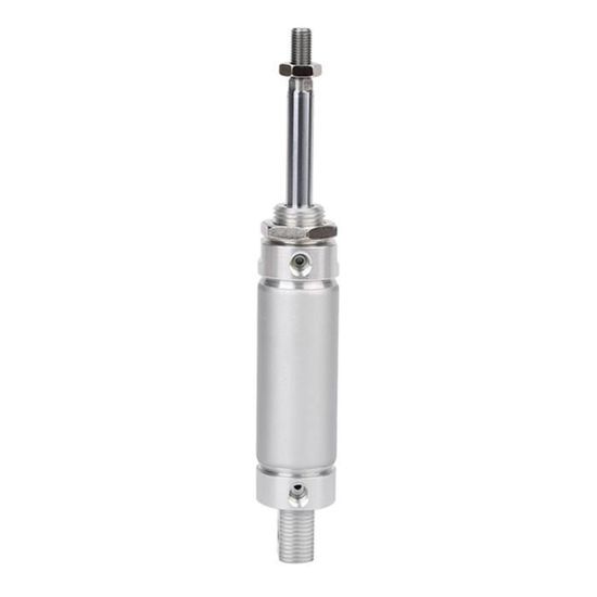 Cylindre Pneumatique à Roulement à Glissière - Alésage 12 Mm, Course 30 Mm - Double Effet, 3 Tiges De Guidage - Filetage M5x0,8 - Plage -10°C à +60°C - 3