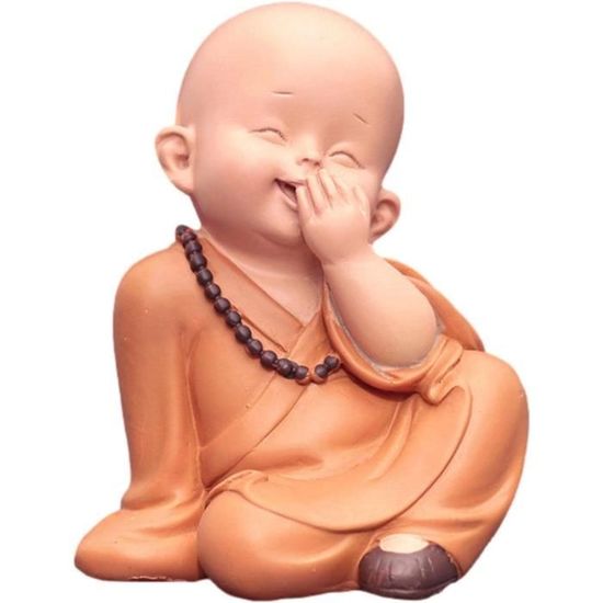 Figurine Solaire Moine Bouddhiste – Tête Qui Bouge – Auto-alimentation – Décoration Intérieur Ou Voiture – 10,8 Cm – Porte-bonheur