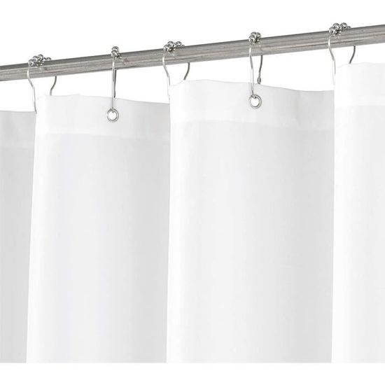 Lot De 6 Poids Magnétiques Pour Rideau De Douche - Blanc - Fixation Sans Couture - 4