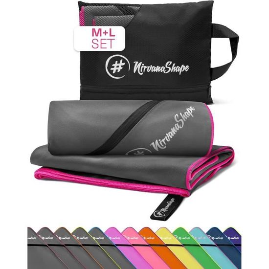 MAYOUTH Lot De 3 Serviettes De Sport En Microfibre à Séchage