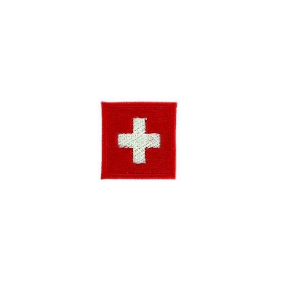 Écusson Brodé Lucerne Suisse, Insigne à Repasser, Drapeau Suisse, Souvenir Voyage