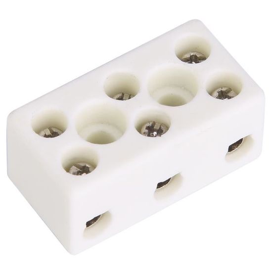Bornier Fil à Carte 2 Voies Pas 3.5mm Metz Connect - Lot De 4, Neuf, Pour Vis