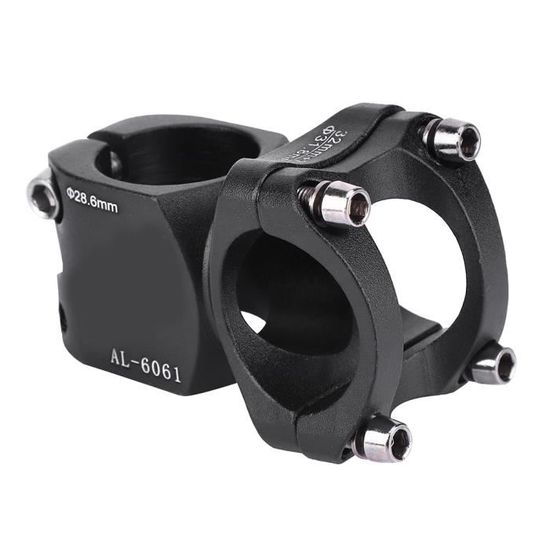 Potence Guidon Vélo Rallonge 100mm - Alliage Alu, Diamètre 28.6mm, Pour VTT Route BMX