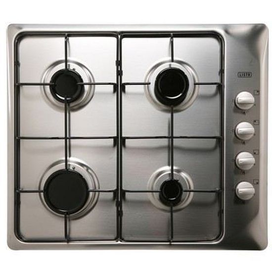 TABLE DE CUISSON GAZ Listo TG L4i Cdiscount Electroménager