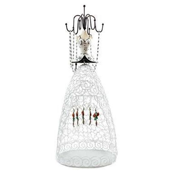 Présentoir à Bijoux Vintage Saoya - Hauteur 16,5 Cm, Occasion, Fabrication Française