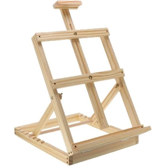 Vebetter Chevalet, 150CM Chevalet Peinture, Chevalet Bois, Trépied