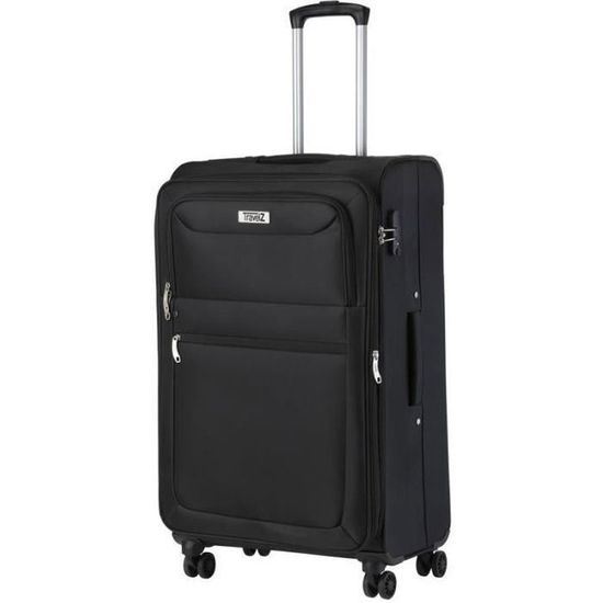 Grande Valise TravelZ Softspinner 77cm TSA Expandable Noir