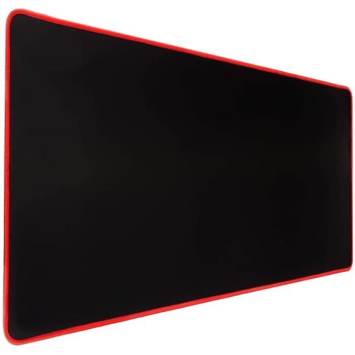 FARTE Tapis de Souris Taille XL (60 x 30 cm) Grand Mouse Pad approprié pour  Souris de Bureau et Souris de Gaming(Rouge+Noir) [452] - Cdiscount  Informatique