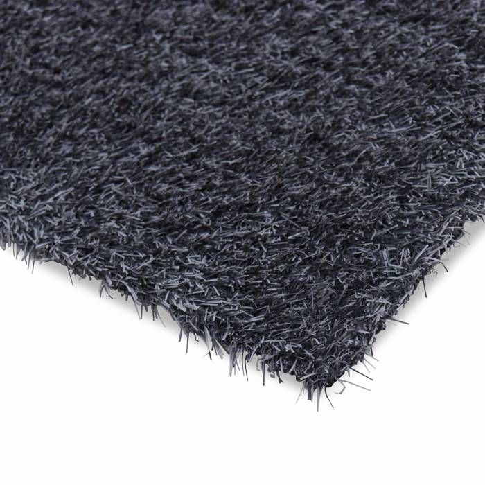 Gazon synthétique 20mm gris - Club House 2x5m - pelouse artificielle pour balcon, terrasse, véranda, patio, piscine