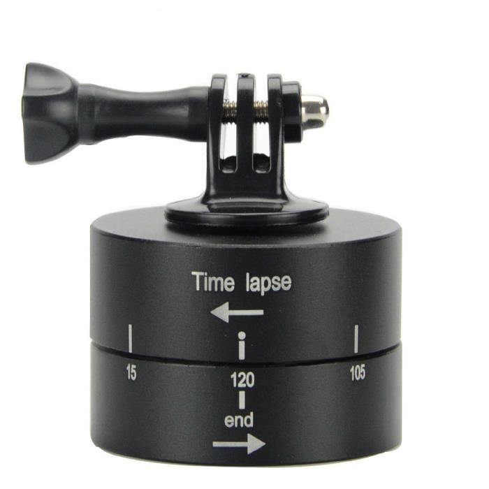 Accessoires GoPro 120 Minutes Panoramique Rotation-Lapse PANORAMA pour Go Pro Hero 7 6 5 4 3 SJCAM DSLR Mobile