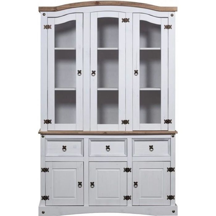 Buffets bahuts Buffet et vaisselier Pin mexicain Gamme Corona Blanc