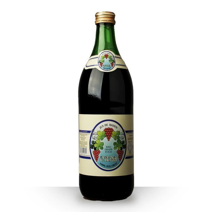 Jus de Raisin Rouge 100cl (Kosher) - Jus de Fruits Rouge