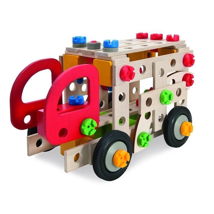 HEROS CONSTRUCTOR Camion de Pompier 155 pcs Bois