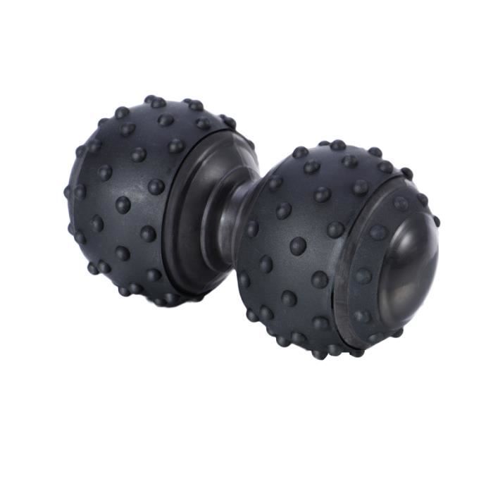 Balle de massage en silicone portative antidérapante à double boule de corporel pour soulager SWISS BALL - GYM BALL - SWISS BALL