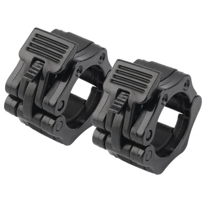 Haltère de fermetures pour haltères Colliers d'haltères Bague de Serrage 2 Pièces 50mm