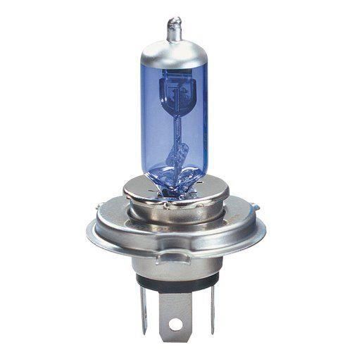 Euroda DWH4 - AUTO/MOTO - AMPOULES - DW H4 Ampoules Halogène E13 60-55W/12 V/4800K, Super White Bleu, 2 Pièces