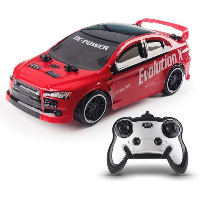 VEHICULE MINIATURE ASSEMBLE ENGIN TERRESTRE MINIATURE ASSEMBLE Weaston 2.4G 4 Roues motrices Drift Télécommande 593