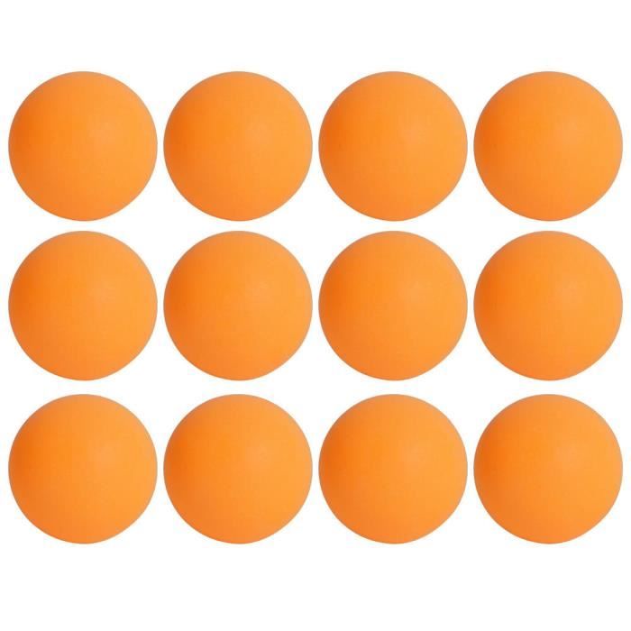 Sonew Balle de tennis de table 12pcs haute élasticité balles de ping-pong accessoires de tennis de table pour la compétition de