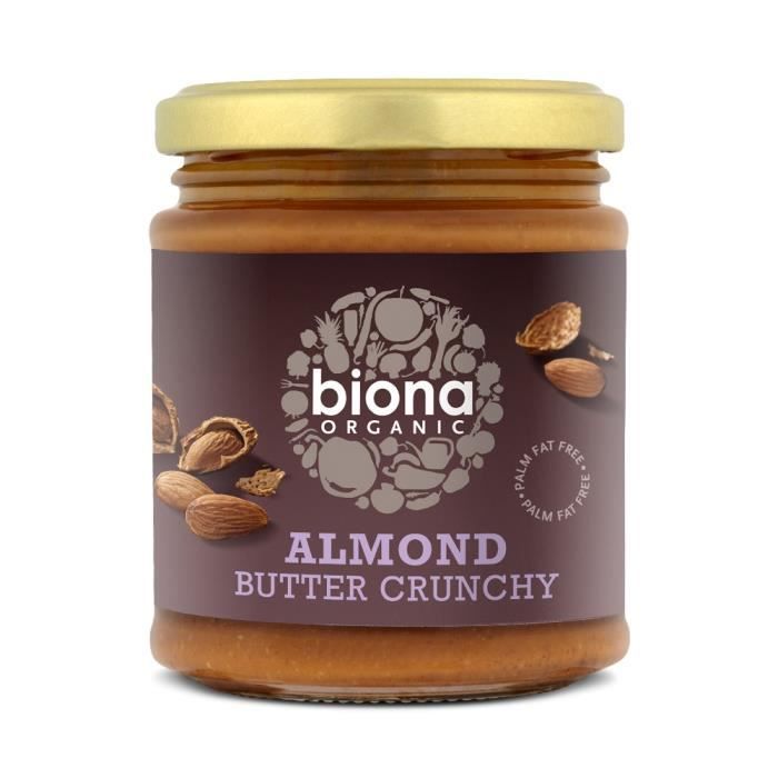 Organic Almond Butter Crunchy 170 g