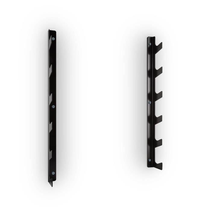Capital Sports Barria Support mural pour 6 barres d'haltères 250kg