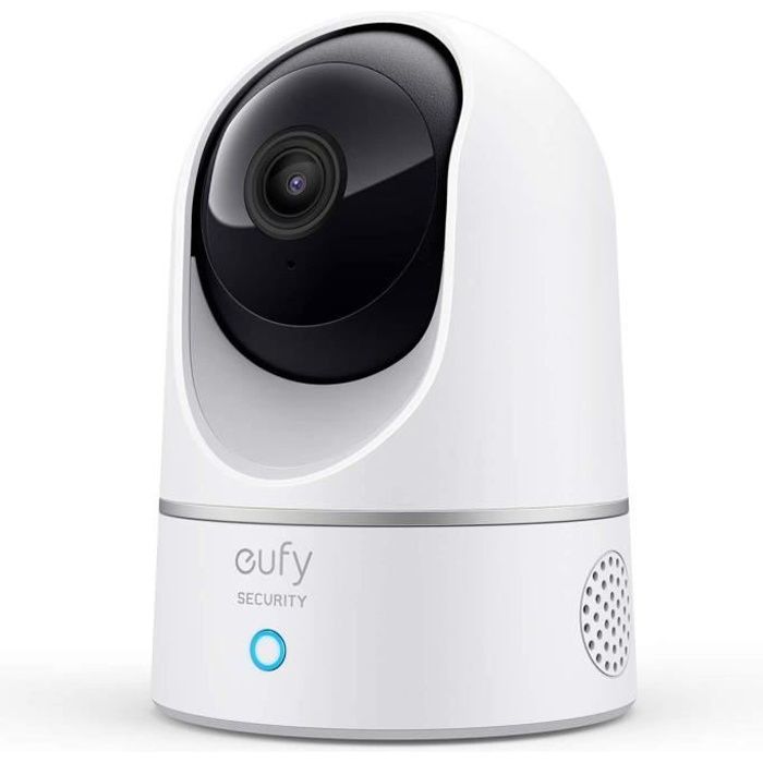 eufy Security 2K Caméra Surveillance WiFi Intérieure de Sécurité du Domicile, Détection des Humains et Animaux par l'IA, Assistants