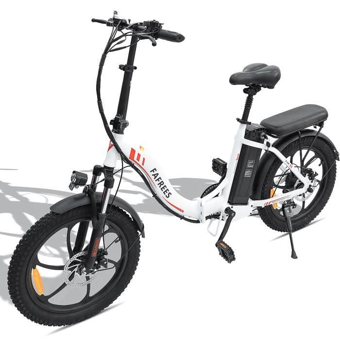 Vélo électrique FAFREES F20 Max 25 km/h 250W 36V 15Ah Vélo pliant Blanc