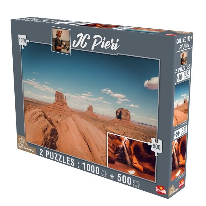 GOLIATH Puzzle Collection JC Pieri - Monument Valley et Antelope Canyon (Etats-Unis)