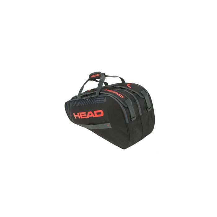 Sac de Tennis HEAD BASE RACQUET M 6R Noir / Rouge PE 2023 Sac de ennis HEAD BASE RACQUE M 6R Noir / Rouge PE 2023