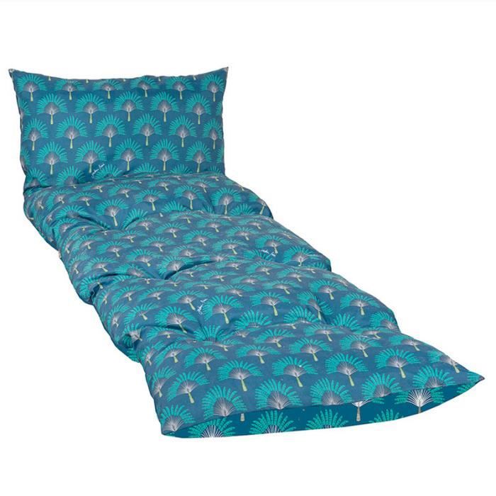 Coussin de bain de soleil floconné MARINE