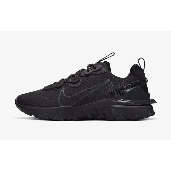 Basket NIKEs AIRs MAX React Vision TxT Chaussures de Running Homme noir