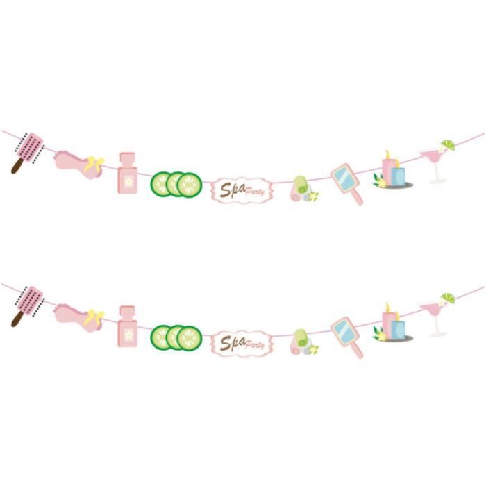 2pcs bannière Spa Party Hawaii Decor Supplies accessoires photo BALLON DECORATIF - POMPE POUR BALLON