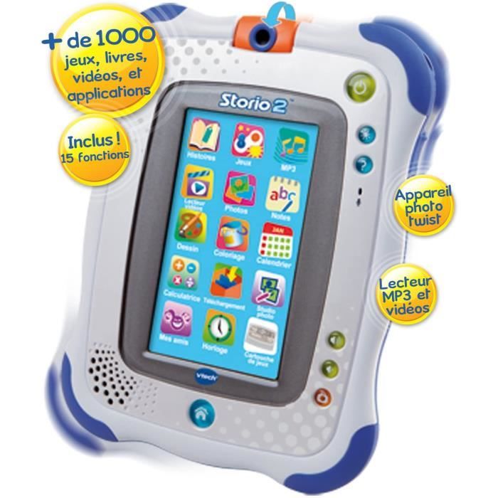 Vtech -Tablette enfant Storio 2 Bleue + Appareil Photo Intégré
