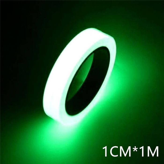 Achetez Didiseen Ruban adhésif phosphorescent - Bande d'avertissement de sécurité - Ruban lumineux imperméable pour vélo, scène, voiture, escalier - Décoration (10 m x 20 mm