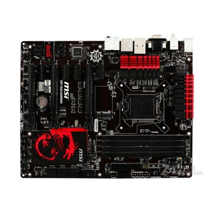 Carte mère MSI Z87-G45 GAMING Intel Z87 LGA 1150 4xDDR3 SDRAM 32 Go ATX - Msi