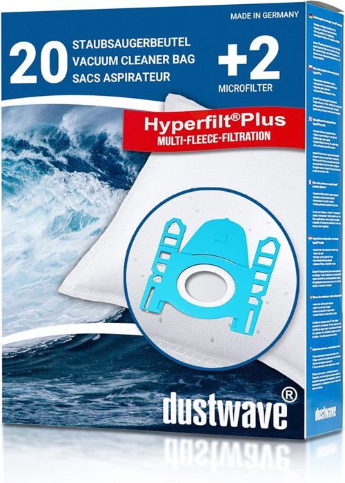 Dustwave® - 20 Sacchetti Per Aspirapolvere, Adatti Per EIO - Pro
