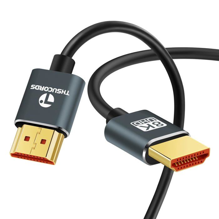 Câble HDMI 2.1 *8K*4K 120Hz - HDR UHD EARC 48Gbps Ultra Haute Vitesse 2 Mètre 575144676003