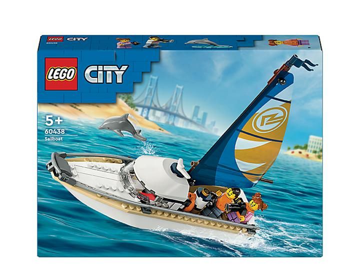 Jeu De Construction - LEGO City - 60438 Le Voilier - 2 Minifigurines ...