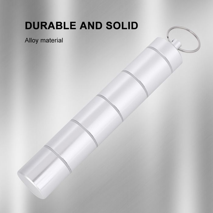 2 Flasques De Poche En Acier Inoxydable Avec Porte-clés - Mini Gourde étanche Pour Outdoor