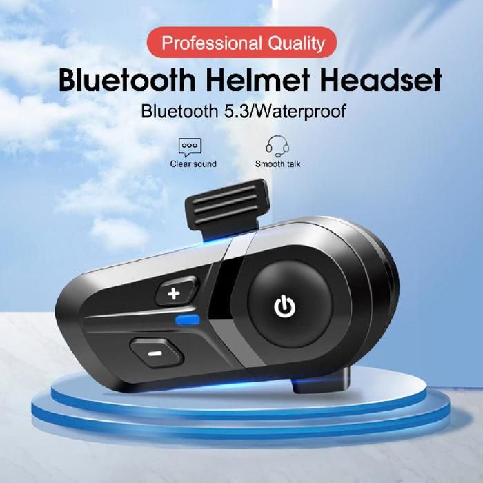 Intercom Moto,1 Paire De Casques De Moto Bt Casque Haut-Parleurs