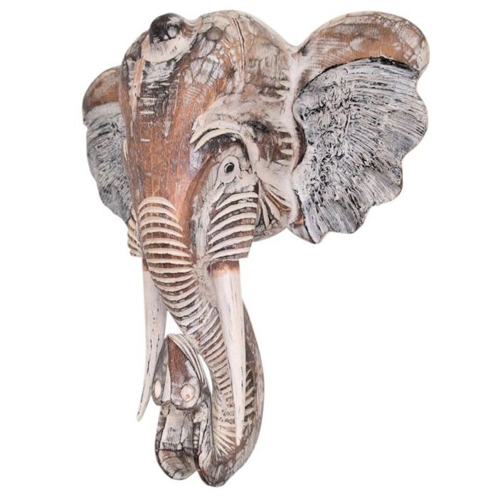 Tableau Tête D'Éléphant en Couleur | Peinture Nature