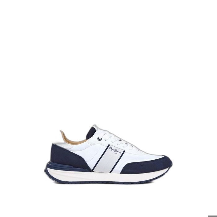 Baskets - PEPE JEANS - Buster Club - Blanc -