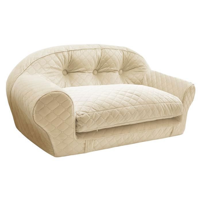 Meilleurs prix pour VERCART Canapé pour chien - avec coussin moelleux housses amovibles et lavables - 100 x 55 x 45 cm