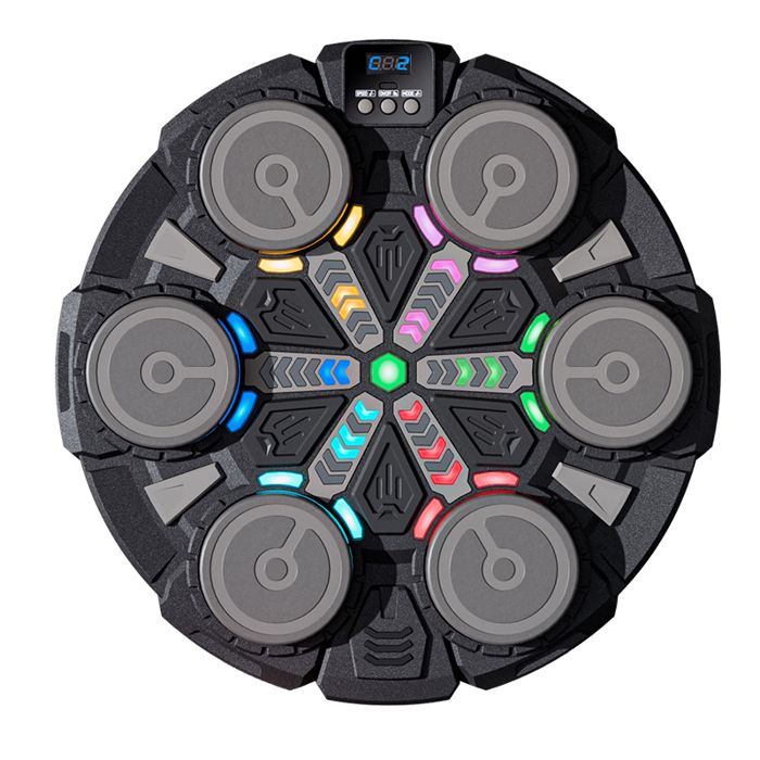Machine De Boxe Musicale Bluetooth Avec Gants - 9 Modes, 18 Vitesses, LED, Pour Fitness à La Maison