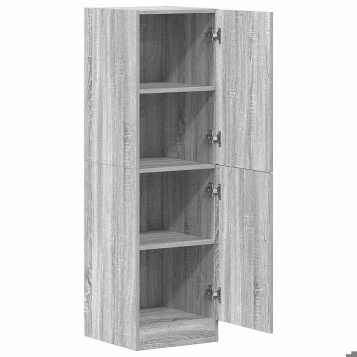 Printemps 2026 SoldesBuffet de cuisine - Meuble Rangement - sonoma gris 38 x 415 x 1315 cm Bois ingénierie 1601094